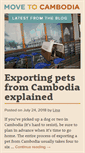 Mobile Screenshot of movetocambodia.com